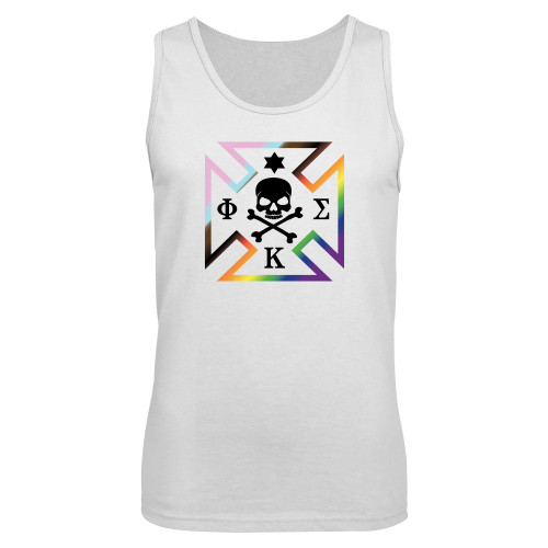 White Tank Top-Maltese Cross Pride