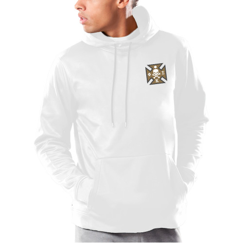 Under Armour White Armour Fleece Hoodie-Maltese Cross