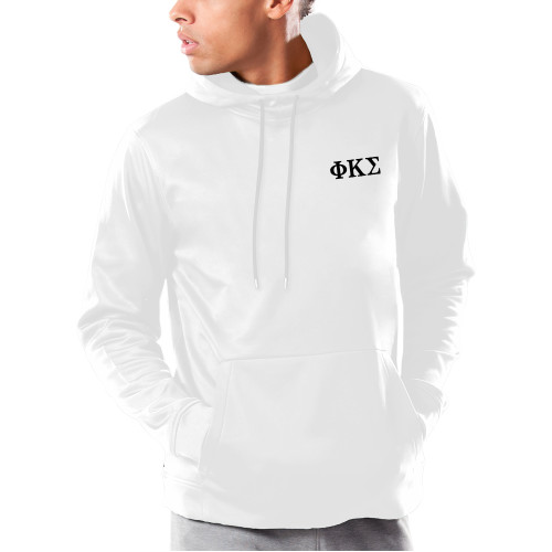 Under Armour White Armour Fleece Hoodie-Phi Kappa Sigma Greek