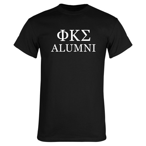 Black T Shirt-Phi Kappa Sigma Greek Alumni