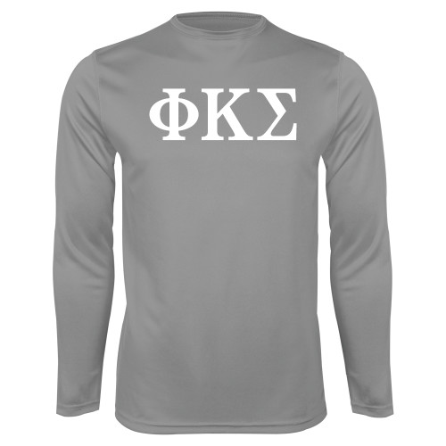 Steel Performance Longsleeve Shirt-Phi Kappa Sigma Greek