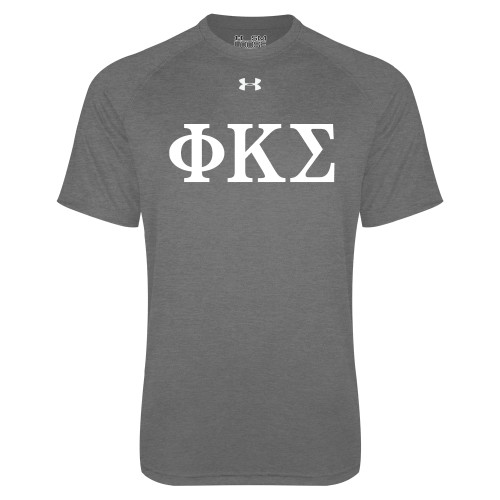 Under Armour Carbon Heather Tech Tee-Phi Kappa Sigma Greek