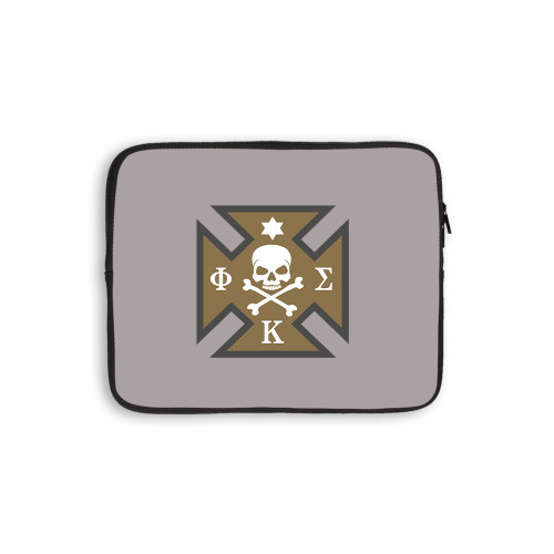 10 inch Neoprene iPad/Tablet Sleeve-Maltese Cross, Add PMS Background Color 4283.