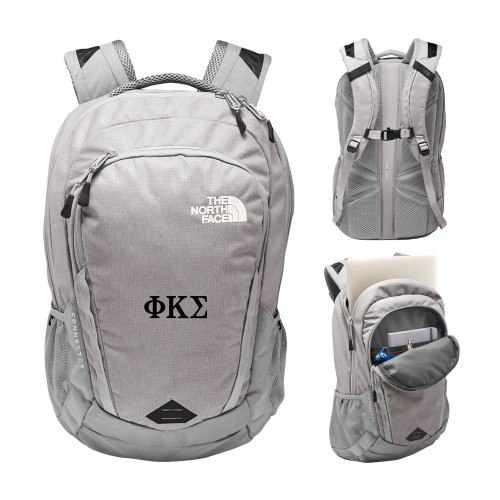 The North Face Grey Connector Backpack-Phi Kappa Sigma Greek