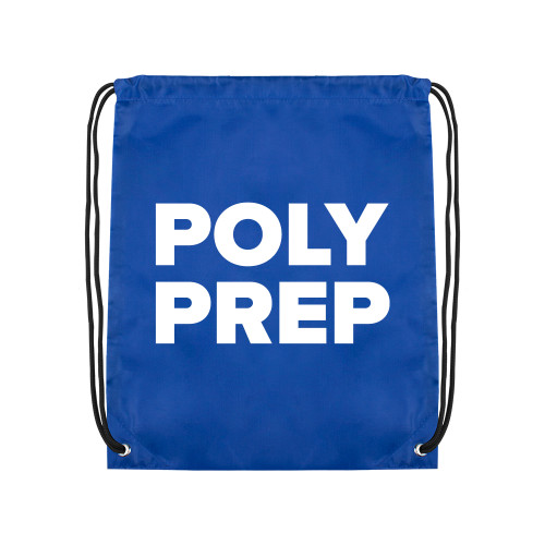  Royal Drawstring Backpack - Poly Prep Stacked