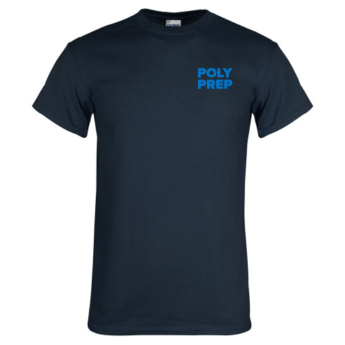  Navy T Shirt - Poly Prep Stacked