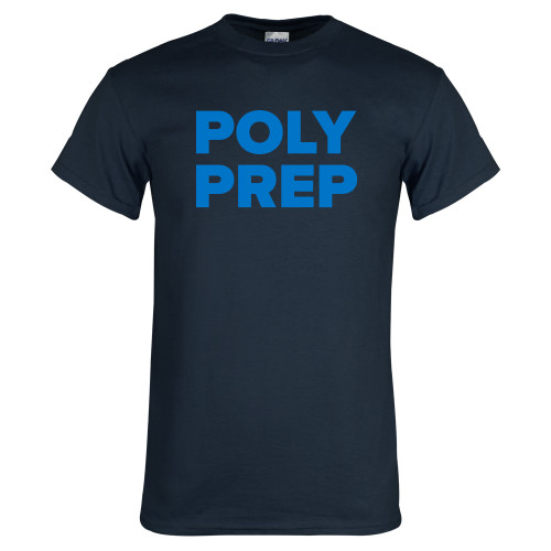  Navy T Shirt - Poly Prep Stacked