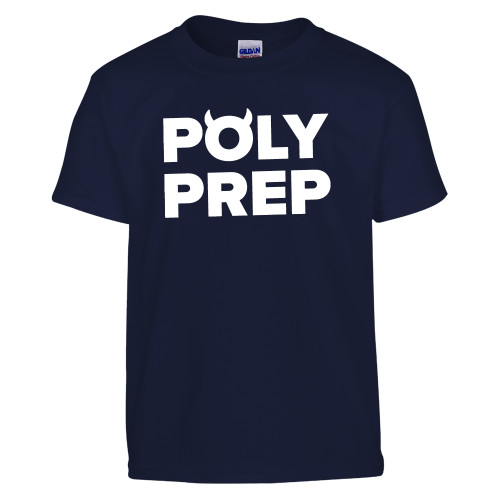  Youth Navy T Shirt - Poly Prep