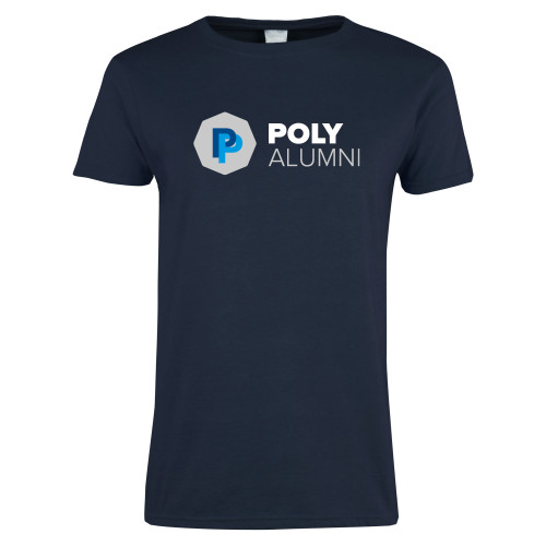  Womens Short Sleeve Navy Tee - Alumni