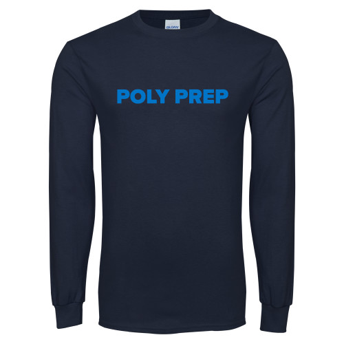  Navy Long Sleeve T-Shirt - Poly Prep
