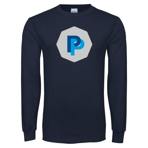  Navy Long Sleeve T-Shirt - PP in Badge