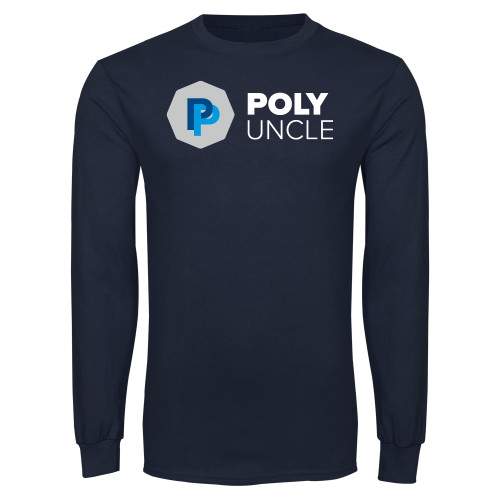 Navy Long Sleeve T Shirt - Uncle
