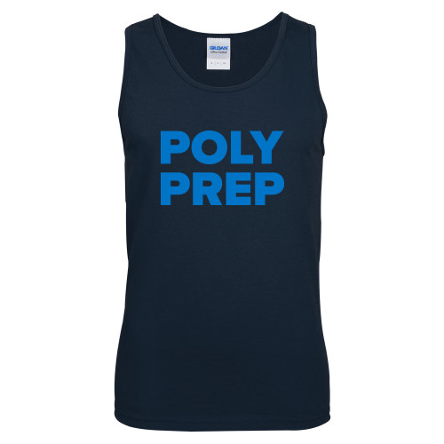  Navy Tank Top - Poly Prep Stacked