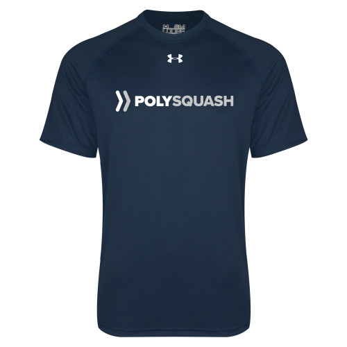  Under Armour Navy Tech Tee - Squash