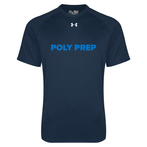  Under Armour Navy Tech Tee - Poly Prep