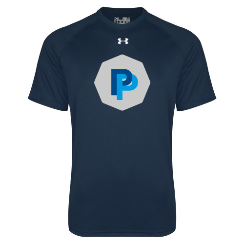  Under Armour Navy Tech Tee - PP in Badge