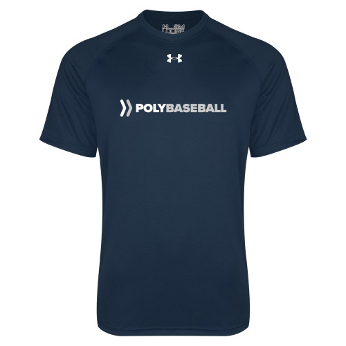  Under Armour Navy Tech Tee - Baseball