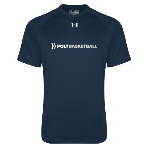  Under Armour Navy Tech Tee - Basketball