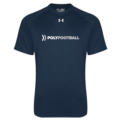  Under Armour Navy Tech Tee - Football