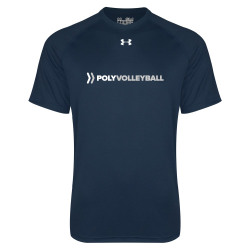 Under Armour Navy Tech Tee - Volleyball