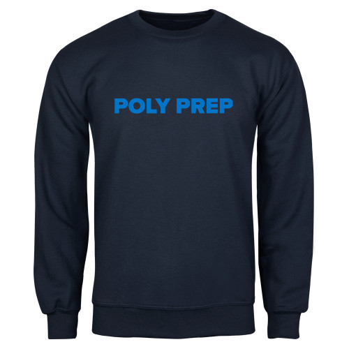 Navy Fleece Crew - Poly Prep