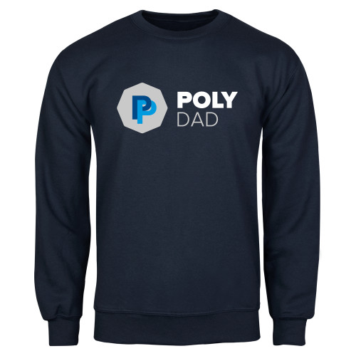  Navy Fleece Crew - Dad