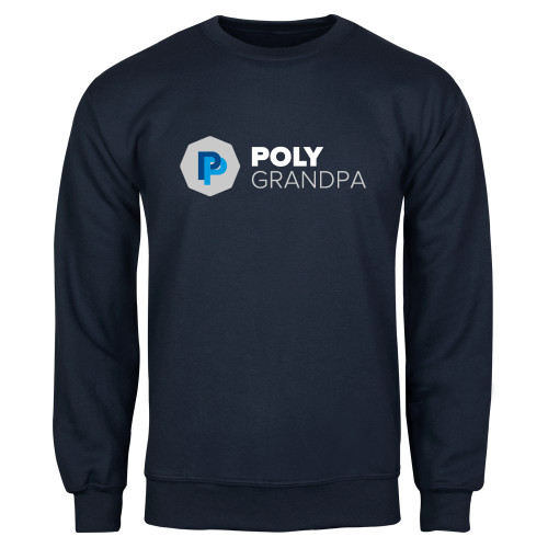  Navy Fleece Crew - Grandpa