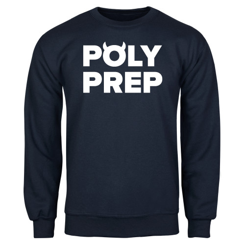  Navy Fleece Crew - Poly Prep