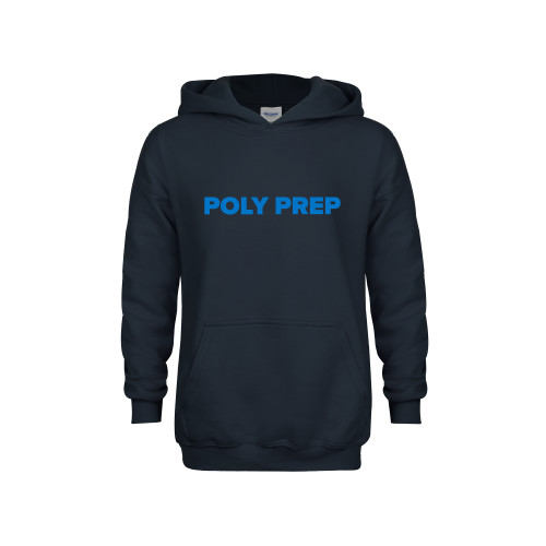  Youth Navy Fleece Hoodie - Poly Prep