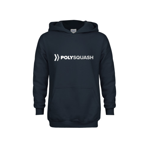  Youth Navy Fleece Hoodie - Squash