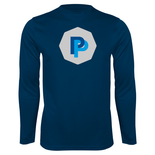  Navy Performance Long Sleeve Shirt - PP in Badge