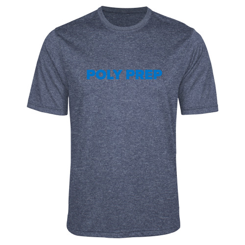  Navy Heather Performance Contender Tee - Poly Prep