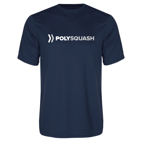  Navy Performance Tee - Squash