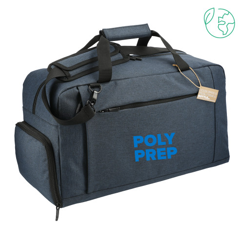  Aft Recycled PET 21 Inch Navy Duffel - Poly Prep Stacked