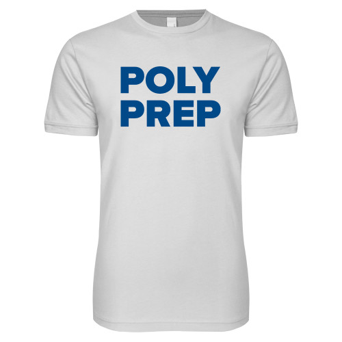  Next Level White SoftStyle T Shirt - Poly Prep Stacked