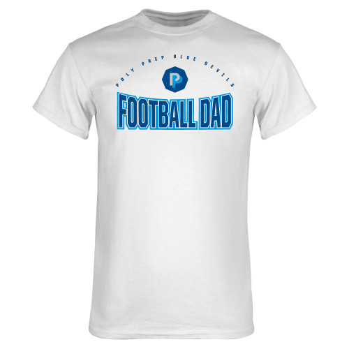  White T Shirt - Poly Prep Football Dad