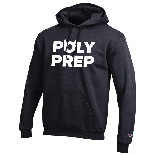  Champion Black Fleece Hoodie - Poly Prep