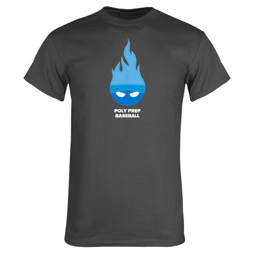  Charcoal T Shirt - Poly Prep Baseball