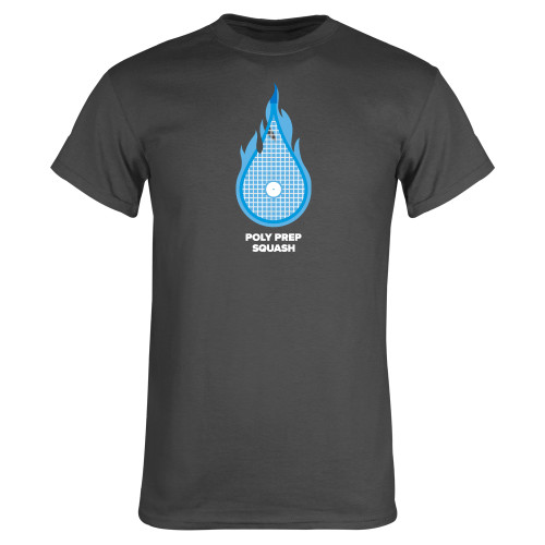  Charcoal T Shirt - Poly Prep Squash