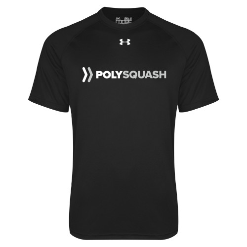  Under Armour Black Tech Tee - Squash