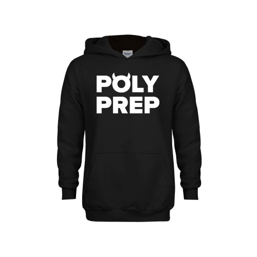  Youth Black Fleece Hoodie - Poly Prep
