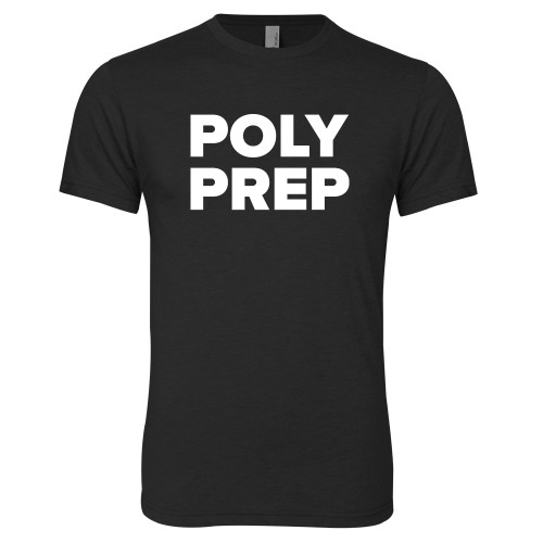  Next Level Black Triblend Tee - Poly Prep Stacked