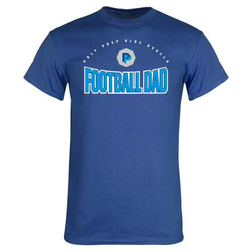  Royal T Shirt - Poly Prep Football Dad