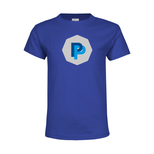  Youth Royal T Shirt - PP in Badge