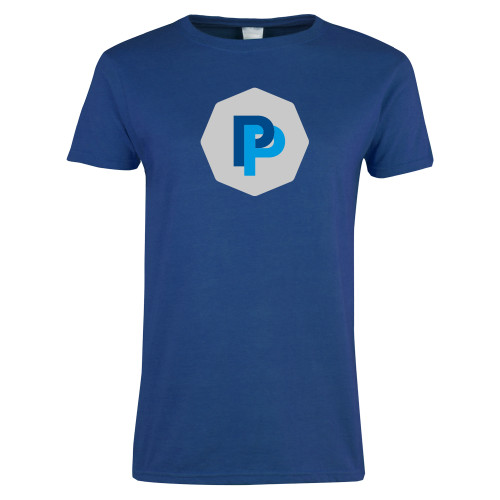  Womens Royal Short Sleeve Tee - PP in Badge