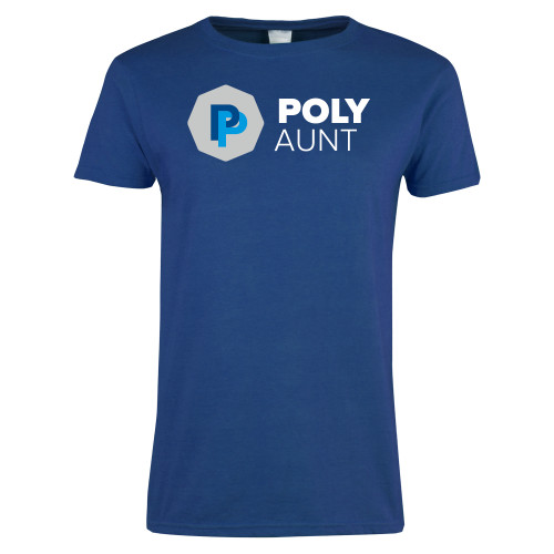  Womens Royal Short Sleeve Tee - Aunt