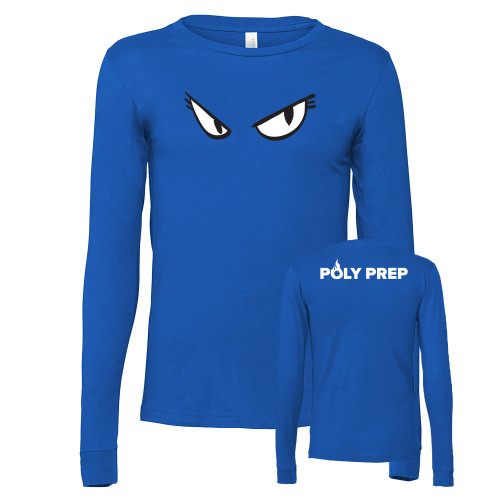  Bella + Canvas Royal Jersey Cotton Long Sleeve T Shirt - Devil Eyes