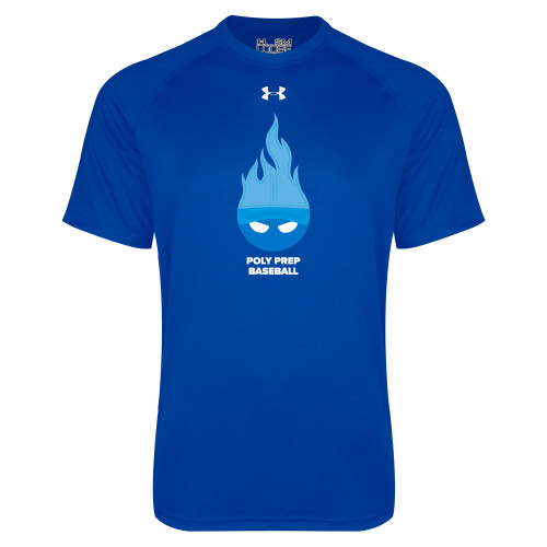  Under Armour Royal Tech Tee - Poly Prep Baseball UA