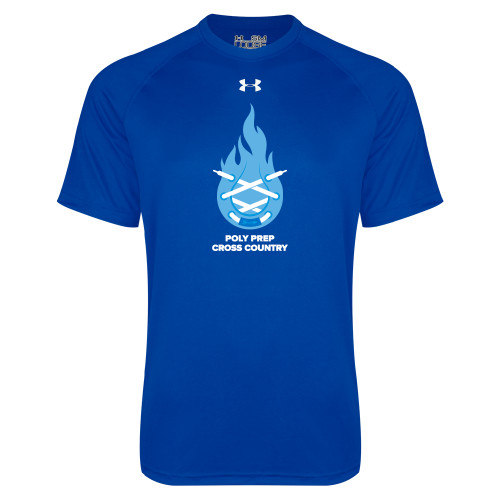  Under Armour Royal Tech Tee - Poly Prep Cross Country UA
