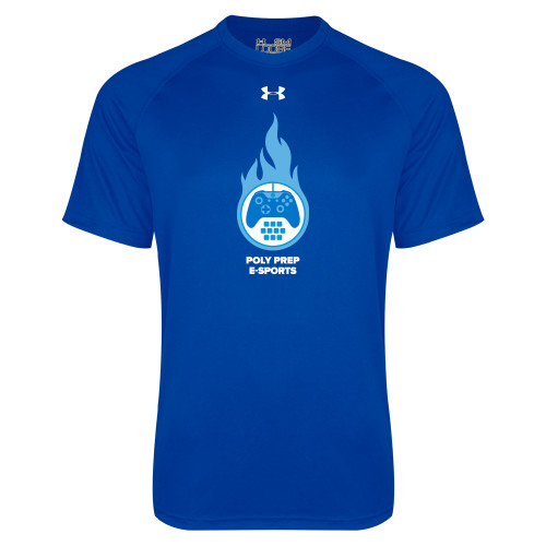  Under Armour Royal Tech Tee - Poly Prep ESports UA